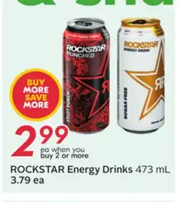 Sobeys ROCKSTAR Energy Drinks offer