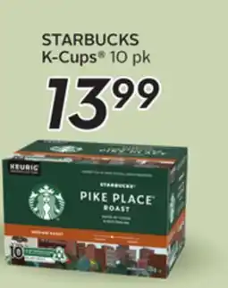 Sobeys STARBUCKS K-Cups offer