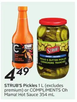 Sobeys STRUB'S Pickles offer