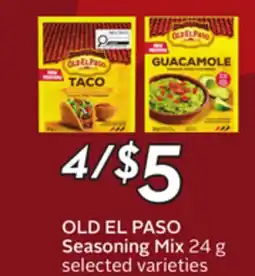 Sobeys OLD EL PASO Seasoning Mix offer
