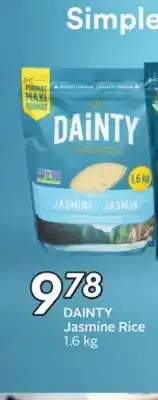 Sobeys DAINTY Jasmine Rice offer