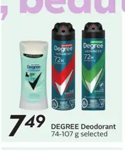 Sobeys DEGREE Deodorant offer