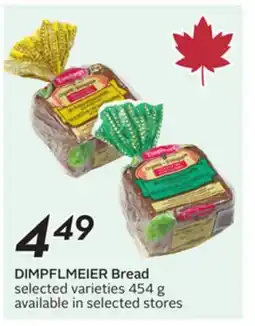 Sobeys DIMPFLMEIER Bread offer