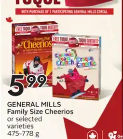 Sobeys GENERAL MILLS Family Size Cheerios offer