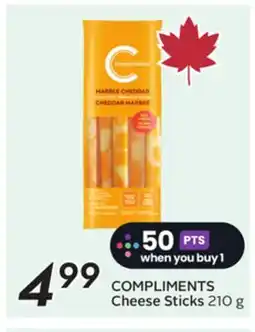 Sobeys COMPLIMENTS Cheese Sticks offer