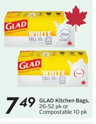 Sobeys GLAD Kitchen Bags offer
