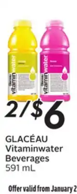 Sobeys GLACÉAU Vitaminwater Beverages offer