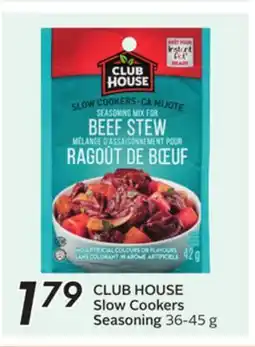Sobeys CLUB HOUSE Slow Cookers Seasoning offer