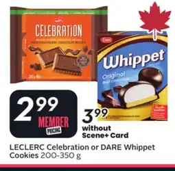 Sobeys LECLERC Celebration or DARE Whippet Cookies offer