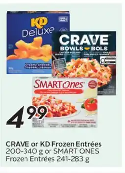 Sobeys CRAVE or KD Frozen Entrées offer