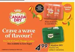 Sobeys CANADA DRY offer