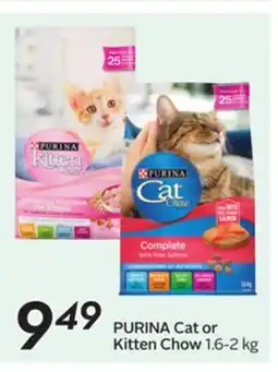 Sobeys PURINA Cat or Kitten Chow offer