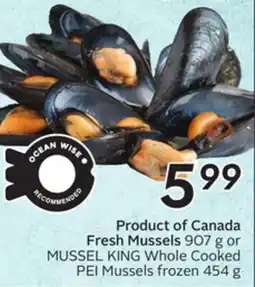 Sobeys Product of Canada Fresh Mussels offer