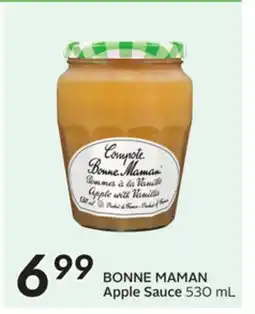 Sobeys BONNE MAMAN Apple Sauce offer