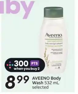 Sobeys AVEENO Body Wash offer