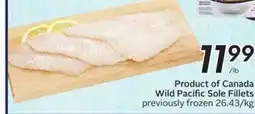 Sobeys Wild Pacific Sole Fillets offer