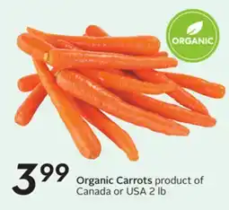 Sobeys Organic Carrots offer