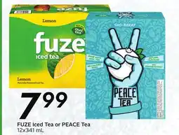 Sobeys FUZE Iced Tea or PEACE Tea offer