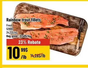 Mayrand Rainbow trout fillets offer