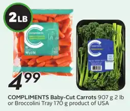 Sobeys COMPLIMENTS Baby-Cut Carrots offer