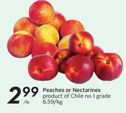 Sobeys Peaches or Nectarines offer