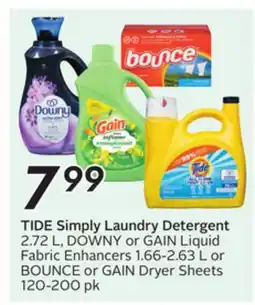 Sobeys TIDE Simply Laundry Detergent offer