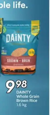 Sobeys DAINTY Whole Grain Brown Rice offer