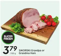 Sobeys SIKORSKI Grandpa or Grandma Ham offer