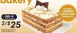 Sobeys Real Cream Carrot Layer Cake offer