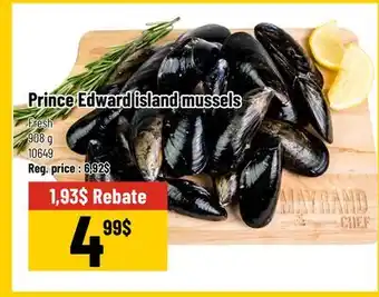 Mayrand Prince Edward island mussels offer