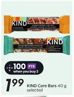 Sobeys KIND Core Bars offer