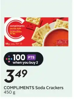 Sobeys COMPLIMENTS Soda Crackers offer