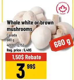 Mayrand Whole white or brown mushrooms From Canada offer