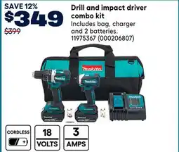 RONA Drill and impact driver combo kit offer
