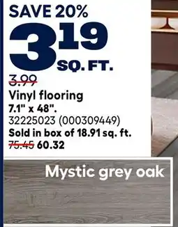 RONA Vinyl flooring 7.1 x 48 offer