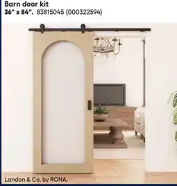 RONA Barn Door Kit 36 x 84 offer