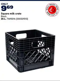 RONA Square milk crate 25-L offer