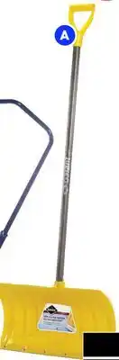 RONA Snow pusher with steel strip 21 offer