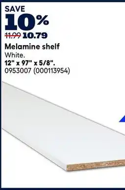 RONA Melamine shelf offer