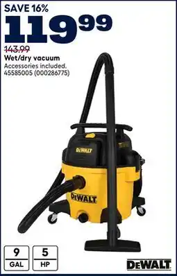 RONA DEWALT Wet/dry vacuum offer