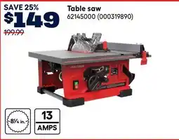 RONA CRAFTSMAN Table saw offer