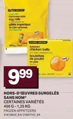 L'Intermarché HORS-D'ŒUVRES SURGELÉS | FROZEN APPETIZERS, 456 G - 1,25 KG offer