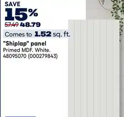 RONA Shiplap panel offer