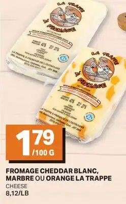 L'Intermarché FROMAGE CHEDDAR BLANC, MARBRE OU ORANGE | CHEESE, 8,12/LB offer