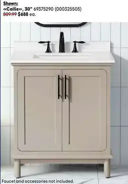 RONA OVE Callie, 30 Vanities offer