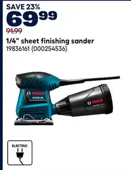 RONA 1/4 sheet finishing sander offer
