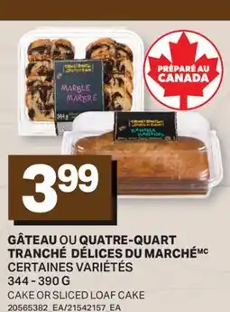 L'Intermarché GÂTEAU OU QUATRE-QUART TRANCHÉ | CAKE OR SLICED LOAF CAKE offer