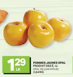 L'Intermarché POMMES JAUNES OPAL | OPAL YELLOW APPLES offer