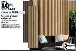 RONA Acoustic grooved wall panel offer