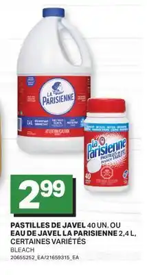 L'Intermarché PASTILLES DE JAVEL, 40 UN. OU EAU DE JAVEL, 2,4 L | BLEACH offer